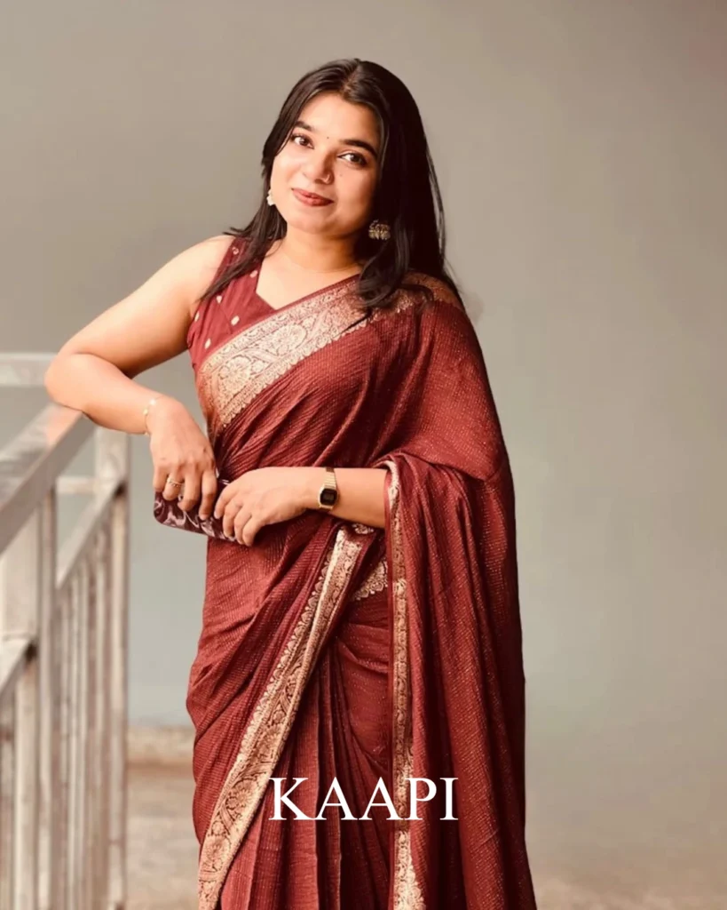 kappi viscose chinnon best online sareeboutique in kerala